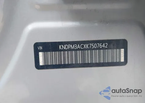 2019 Kia Sportage Lx из США, поврежденный, VIN KNDPM3ACXK7507642